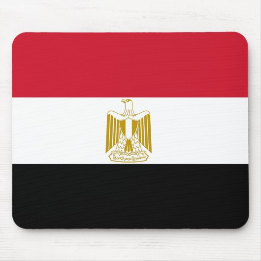 Mousepad met de vlag van Egypte Muismat (Voorkant)