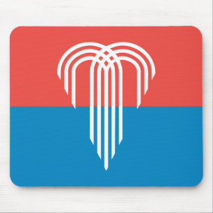 Mousepad met de vlag van Kansas City, Missouri Muismat