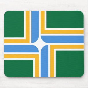 Mousepad met de vlag van Portland, Oregon Muismat