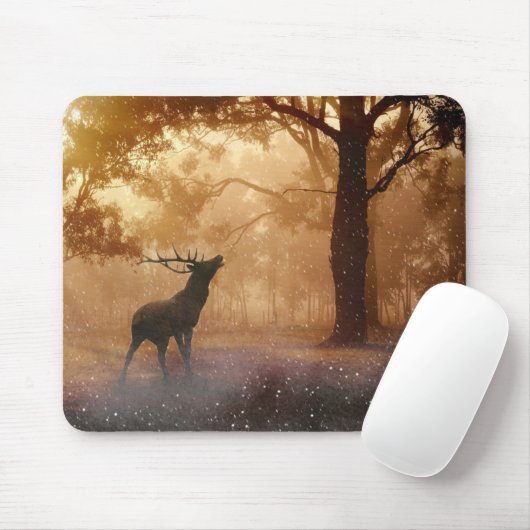 Mousepad met Deer / Mousepad Hirsch Muismat (Met muis)