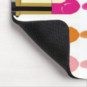 Mousepad met donkere tekst muismat (Hoek)