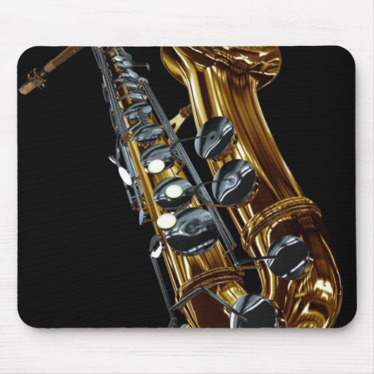 Mousepad met donkere tekst muismat (Voorkant)