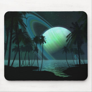 Mousepad met een planeet muismat