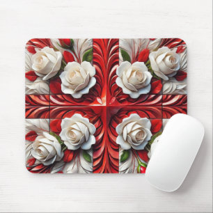 Mousepad met Engels Rozen Design Muismat