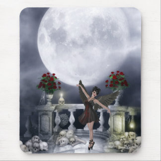 Mousepad met Gothic Angel Dancing & Moon Muismat