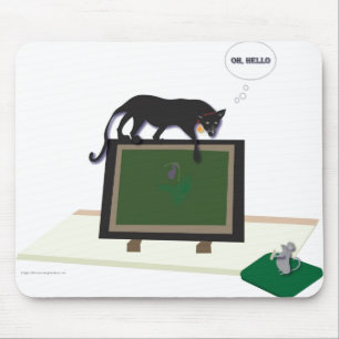 Mousepad met kat en muis muismat