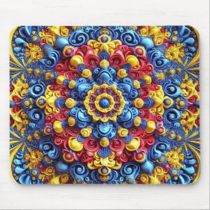 Mousepad met Roemeense kleuren Design Muismat