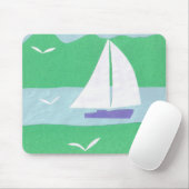 Mousepad met Sailboat Design Muismat (Met muis)