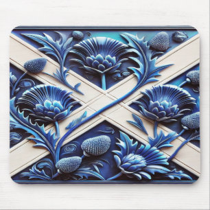Mousepad met Scottish Thistles Design Muismat