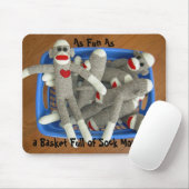 Mousepad met sokmonkies muismat (Met muis)