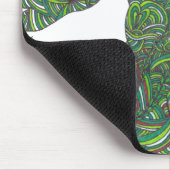 Mousepad met structuur en teken 'hallo' muismat (Hoek)