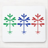 Mousepad met Triple Sapling Graphic Muismat (Voorkant)