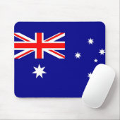 Mousepad met vlag van Australië Muismat (Met muis)