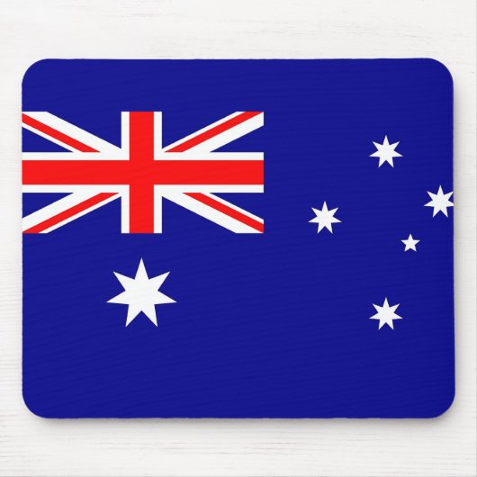Mousepad met vlag van Australië Muismat (Voorkant)
