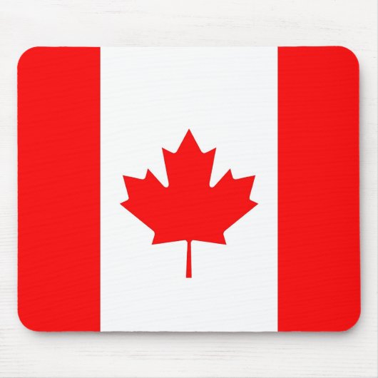 Mousepad met vlag van Canada Muismat (Voorkant)
