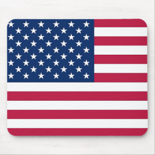 Mousepad met Vlag van de Verenigde Staten Muismat