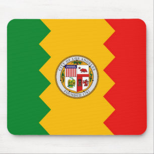 Mousepad met vlag van Los Angeles, Californië Muismat