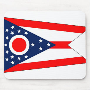 Mousepad met vlag van Ohio State - Verenigde State Muismat