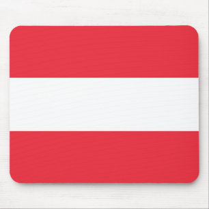 Mousepad met vlag van Oostenrijk Muismat