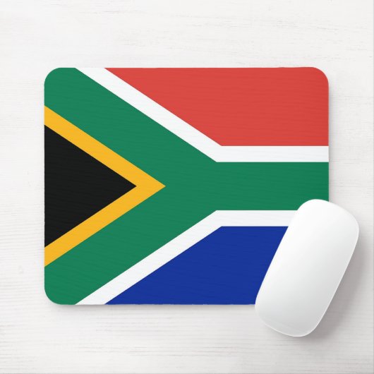 Mousepad met vlag van Zuid-Afrika Muismat (Met muis)