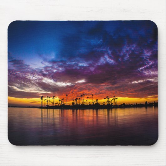 Mousepad - Mission Bay Rainbow Sunset Muismat (Voorkant)