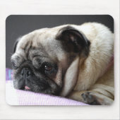 Mousepad Mops Carlin Pug Muismat (Voorkant)