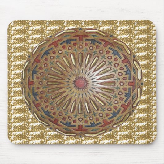 Mousepad Morrocon Beauty over Gold Muismat (Voorkant)