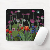 Mousepad Night Flower Garden Muismat (Met muis)