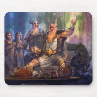 Mousepad - Odin en Einherjars Muismat