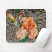 Mousepad - Oranje Iris Muismat (Met muis)