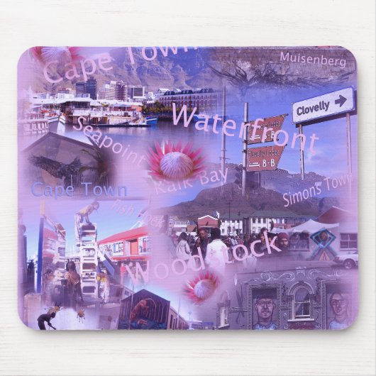 Mousepad over Kaapstad Muismat (Voorkant)