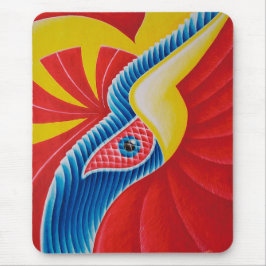 Mousepad pássaro serpente muismat