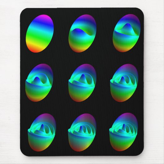 Mousepad: patronen in de polynomials van Zernike Muismat (Voorkant)