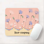 Mousepad - PEG thema met klaprozen Muismat (Met muis)