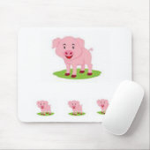 Mousepad Pig Muismat (Met muis)