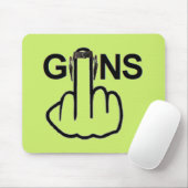 Mousepad Pistolen Flip Muismat (Met muis)