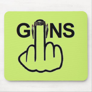 Mousepad Pistolen Flip Muismat