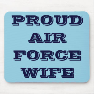 Mousepad Proud Air Force Wife Muismat
