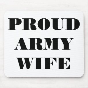 Mousepad Proud Army Wife Muismat