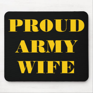 Mousepad Proud Army Wife Muismat