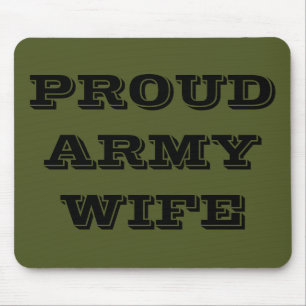 Mousepad Proud Army Wife Muismat