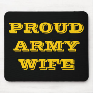 Mousepad Proud Army Wife Muismat