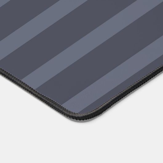 Mousepad rayé gris bleu moderne (Coin)