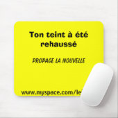 Mousepad rehaussant muismat (Met muis)