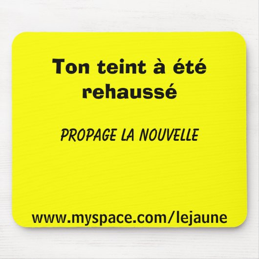 Mousepad rehaussant muismat (Voorkant)