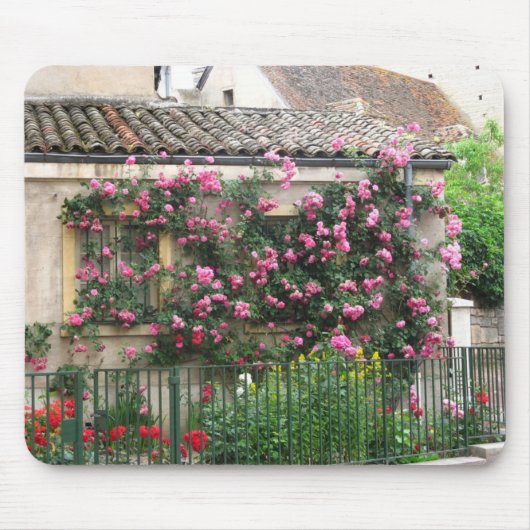 Mousepad:  rozen muismat (Voorkant)