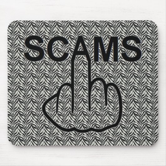 Mousepad Scams Flip Muismat (Voorkant)