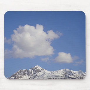 Mousepad Schneeberg mit lustiger Wolke Muismat