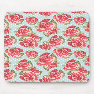Mousepad Shabby Chic Rozen Floral  Muismat