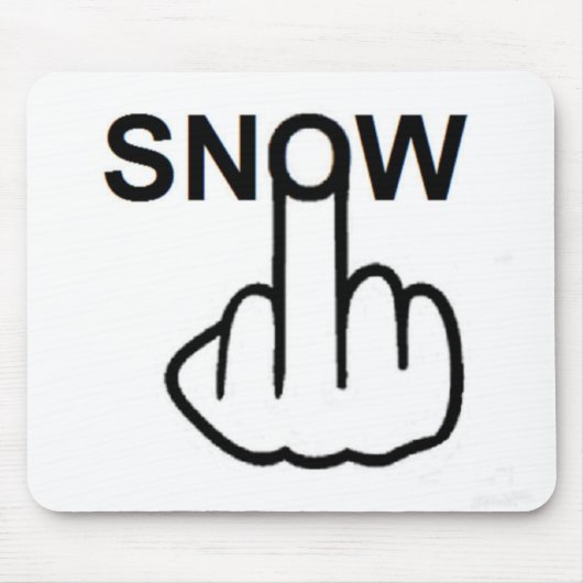 Mousepad Snow Flip Muismat (Voorkant)